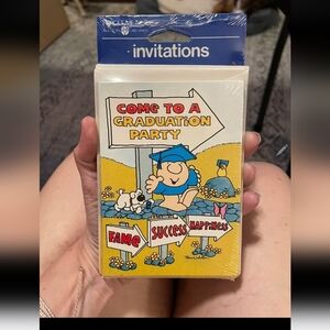 Nos vintage Ziggy Party invitation